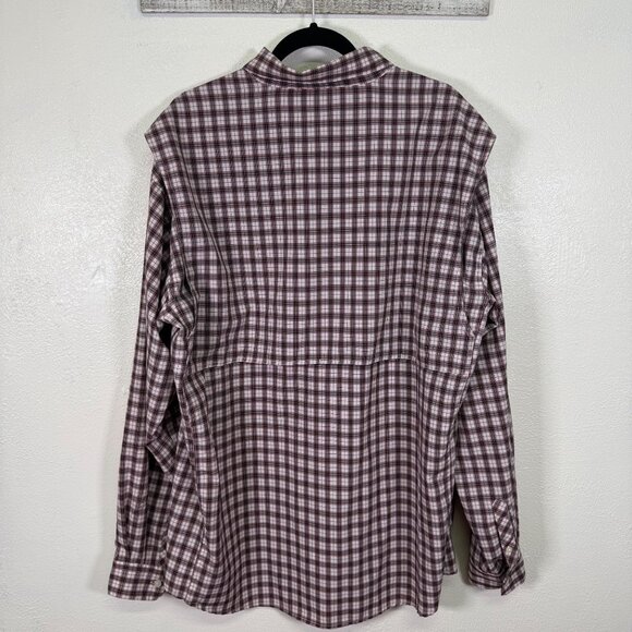 Cinch Men’s Plaid Button Down Shirt XL Western Cowboy Rodeo Mesh Performance - Picture 2 of 14